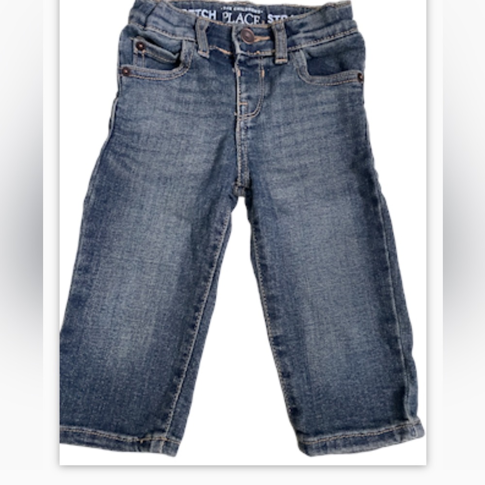 Children’s Place baby straight stretch jeans size 9-12 months new with t…